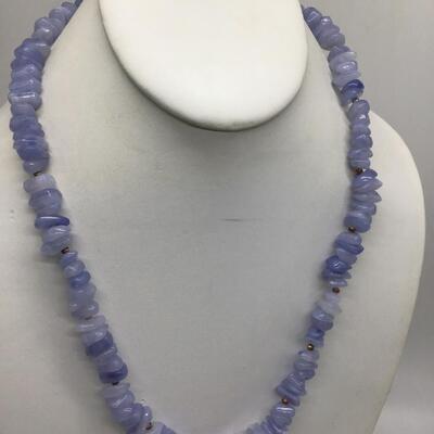 Faux Stone Beaded Necklace