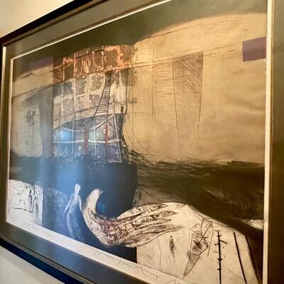 LOT 38  S/N SERIGRAPH 2/15 HAYATI MISMAN TURKEY