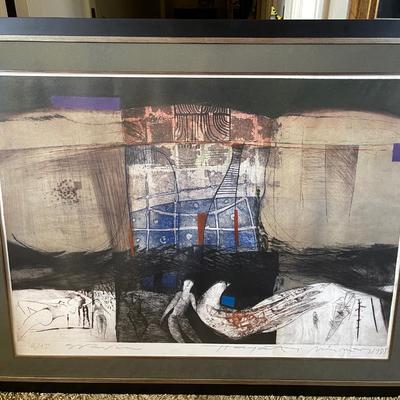 LOT 38  S/N SERIGRAPH 2/15 HAYATI MISMAN TURKEY