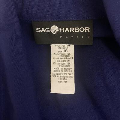 SAG HARBOR PETITE - BEAUTIFUL WOMENâ€™S BLAZER - SIZE 16