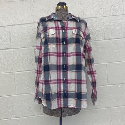 ST. JOHNâ€™S BAY - WOMENâ€™S FLANNEL TOP - SIZE L