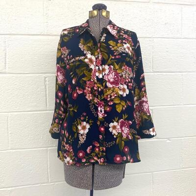 LAURA SCOTT PETITE - BEAUTIFUL WOMENâ€™S TOP - SIZE XL PETITE