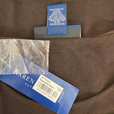 NWT - KAREN SCOTT - PRETTY WOMENâ€™S TOP - SIZE PL