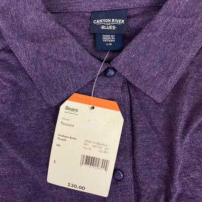NWT - CANYON RIVER BLUES - COMFY WOMENâ€™S TOP - SIZE L