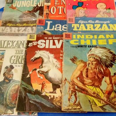 LOT 67  LOT OF OLD DELL COMIC BOOKS