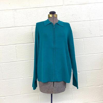 NWT - SAG HARBOR - WOMENâ€™S ZIP UP JACKET - SIZE L
