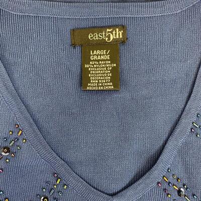 EAST 5th - DETAILED WOMENâ€™S TOP - SIZE L