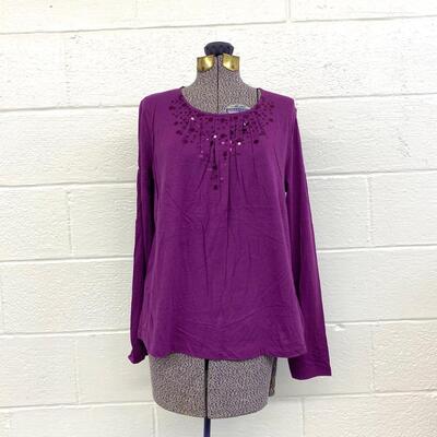 JONES NEW YORK SPORT - FUN WOMENâ€™S TOP - SIZE L