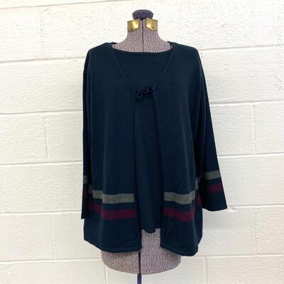 SAG HARBOUR - LAYERED WOMENâ€™S TOP - SIZE L