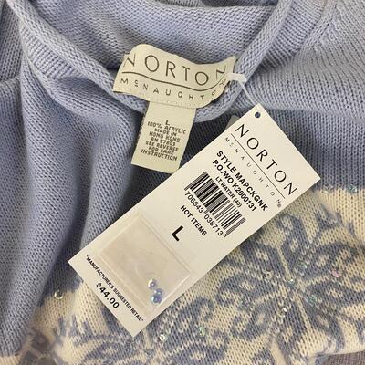 NWT - NORTON MCNAUGHTON - WOMENâ€™S SWEARTER - SIZE L