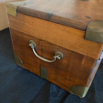 Antique Wood Box from Buenos Aires