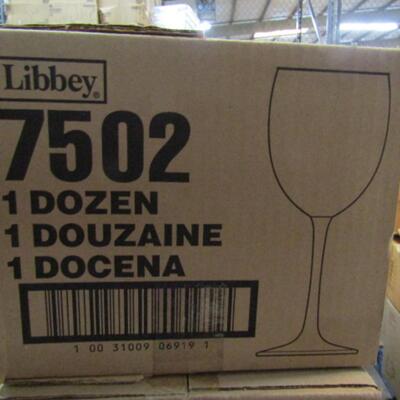 Libbey (7502) Vina 12 Ounce White Wine Glasses- 5 Dozen (#94-A)