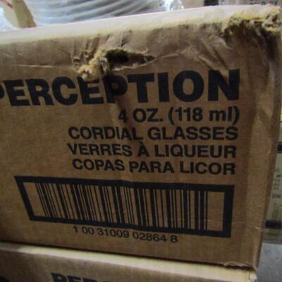 Libbey (3088) Perception 4 Ounce Cordial Glasses- 6 Dozen (#95)