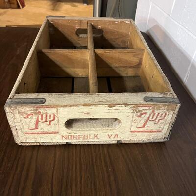 Vintage 7UP Wooden Crates (BS-MG)