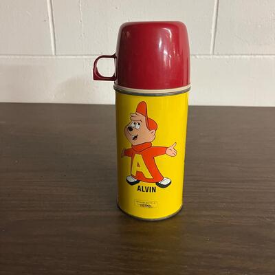Alvin & The Chipmunks & Captain Kangaroo Vintage Thermos (BS-MG)