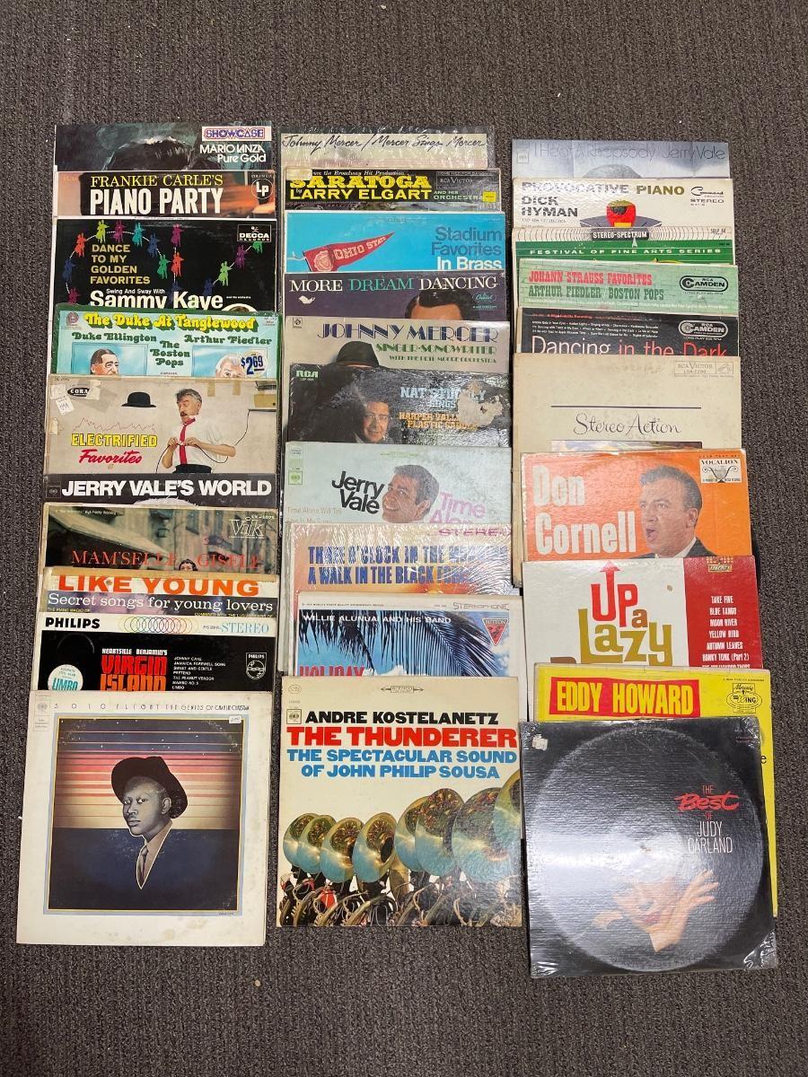 Vinyl Record Lot 9, 30 Albums Various Artists