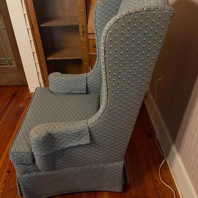 Two Vintage Wingback Chairs