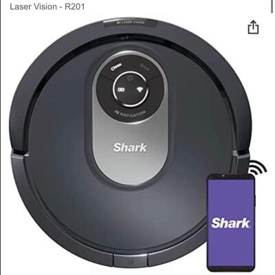 Shark AI robot vacuum with advanced home mapping laser vision