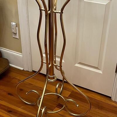 Vintage Metal Hat and Coat Rack