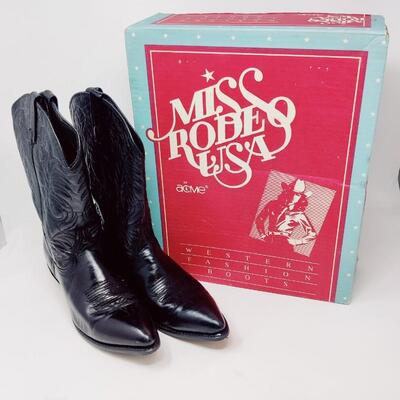 MISS RODEO USA BY ACME WOMEN'S WESTERN FASHION BOOTS SIZE 10