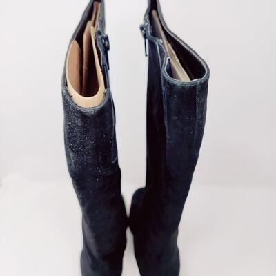 NINE WEST WOMEN'S BLACK SUEDE BOOTS SIZE 10 M