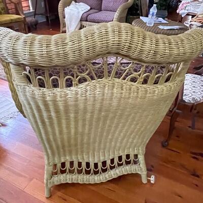 Ethan Allen Home Collection Three Piece Wicker Set