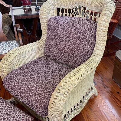 Ethan Allen Home Collection Three Piece Wicker Set