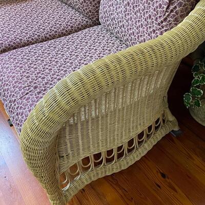 Ethan Allen Home Collection Three Piece Wicker Set