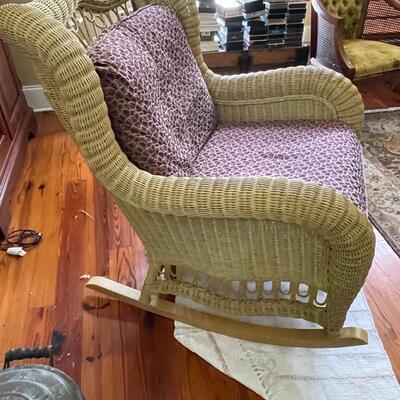 Ethan Allen Home Collection Three Piece Wicker Set