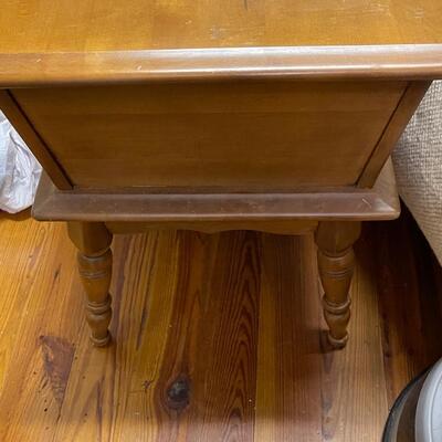 Hard Rock Maple Dough Box End Table