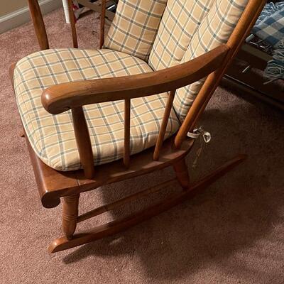 Vintage Wood Rocking Chair