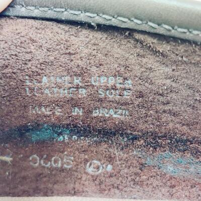 ENZO ANGIOLINI WOMEN'S BROWN LEATHER FLATS SIZE 10 M
