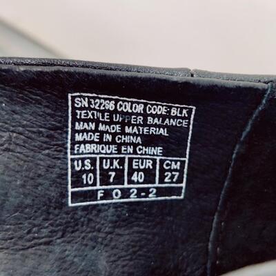 MICHELLE K WOMEN'S BLACK TEXTILE FLATS SIZE 10