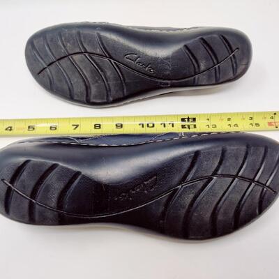 CLARKS BENDABLES WOMEN'S LEATHER FLATS SIZE 10 M