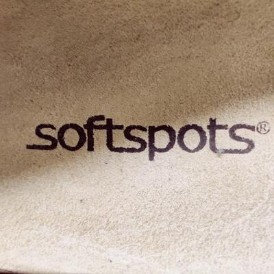 SOFT SPOTS WOMEN'S BLACK LEATHER SHOES SIZE 9.5 M