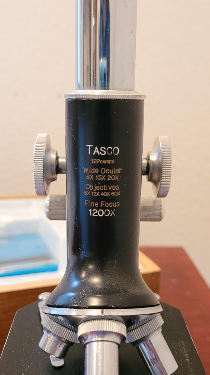 Lot 384 Tasco Deluxe Microscope Set 1200×
