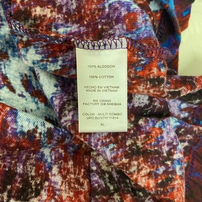 DAISY FUENTES FAVORITE T - SNAZZY WOMENâ€™S TOP - SIZE XL