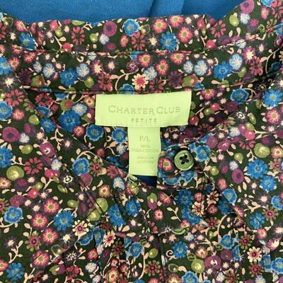 CHARTER CLUB PETITE - PROFESSIONAL WOMENâ€™S TOP - SIZE L PETITE