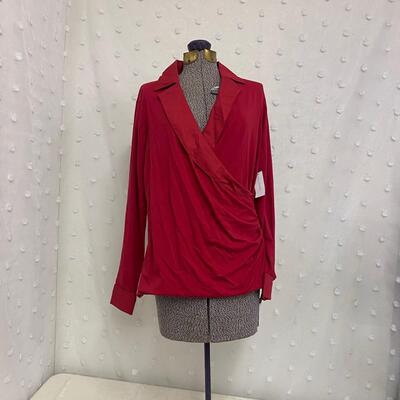 NWT - COLDWATER CREEK - SASSY WOMENâ€™S WRAP TOP - SIZE XL 16