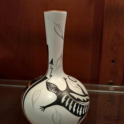 Jemez Pueblo Pottery Vase, by Artist Gerry Daubs