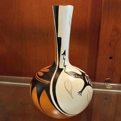 Jemez Pueblo Pottery Vase, by Artist Gerry Daubs