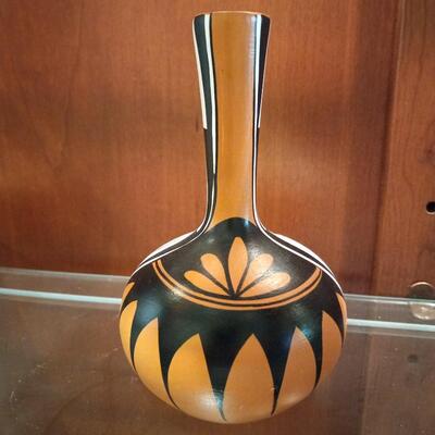 Jemez Pueblo Pottery Vase, by Artist Gerry Daubs
