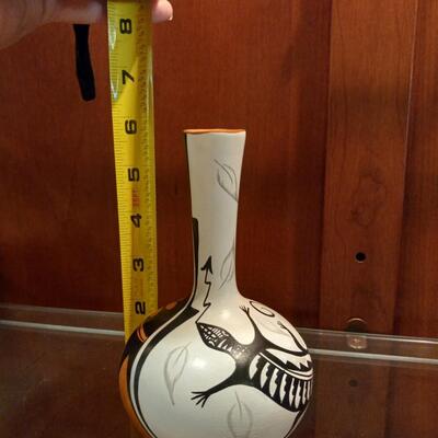 Jemez Pueblo Pottery Vase, by Artist Gerry Daubs