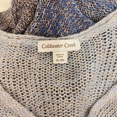 COLDWATER CREEK - TASTEFUL WOMENâ€™S SWEATER - SIZE XL
