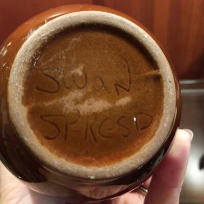 Small Brown Glazed Pot