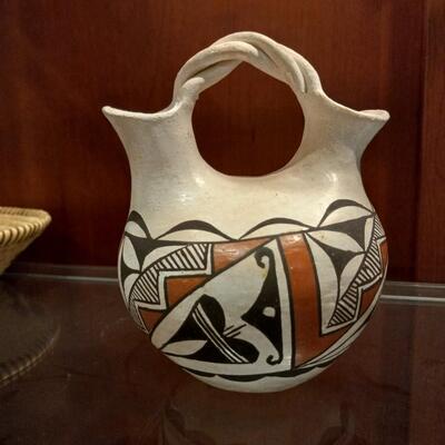Acoma Pueblo Wedding Vase Pottery