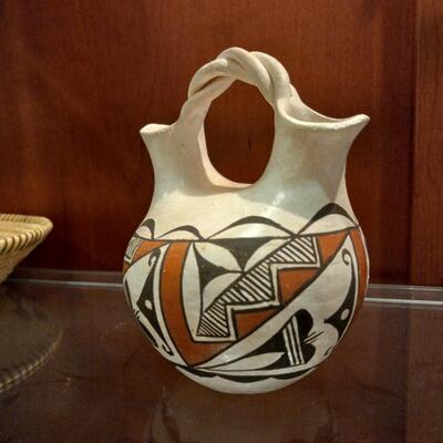 Acoma Pueblo Wedding Vase Pottery