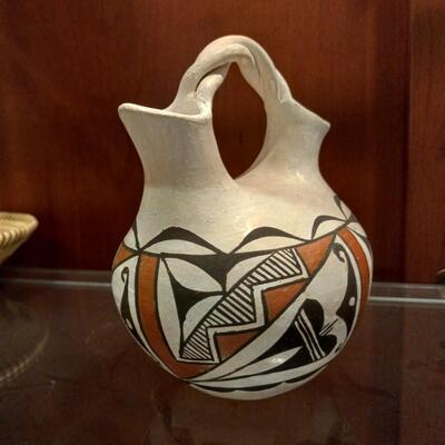 Acoma Pueblo Wedding Vase Pottery
