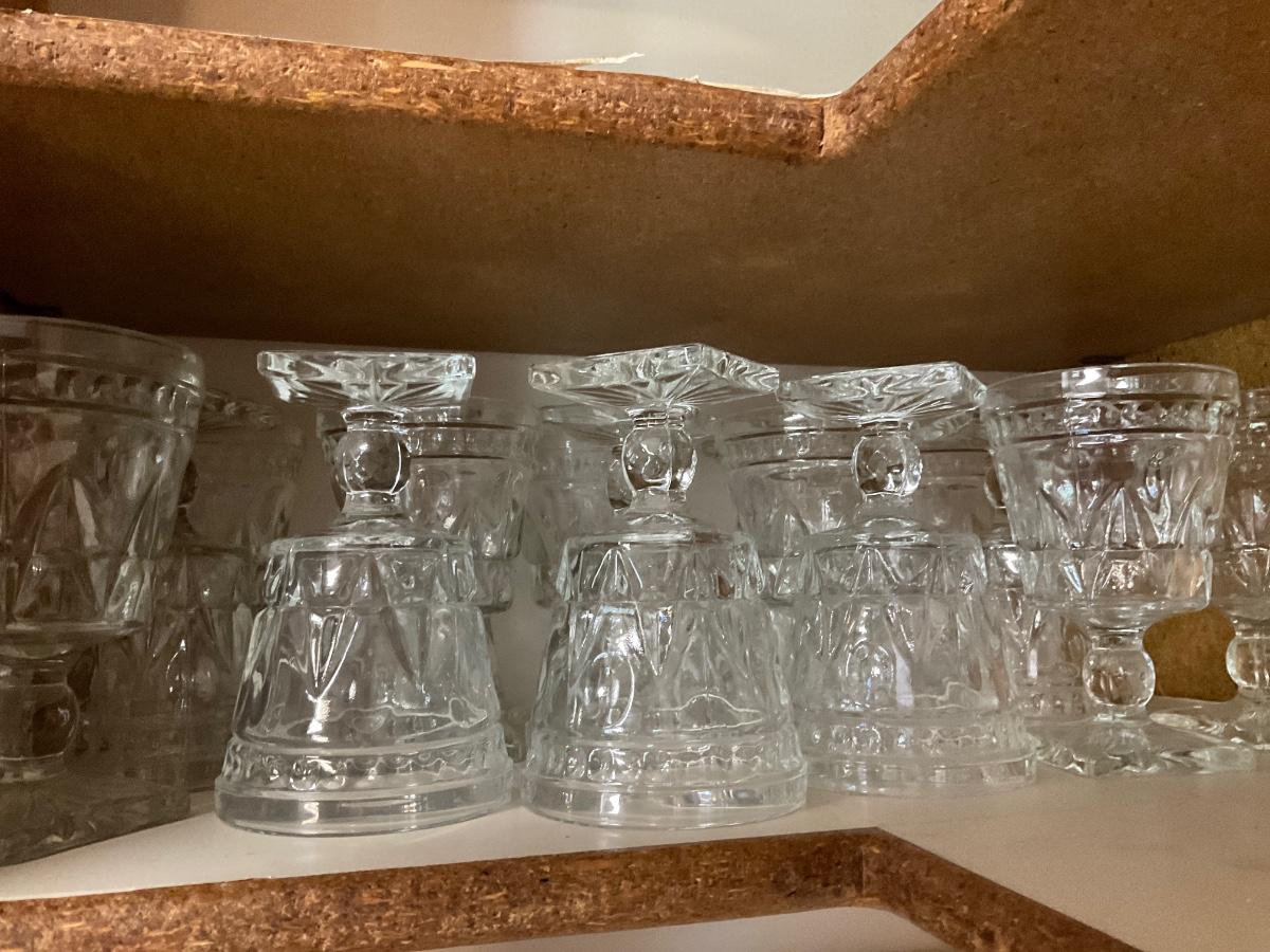 Crystal dessert cups