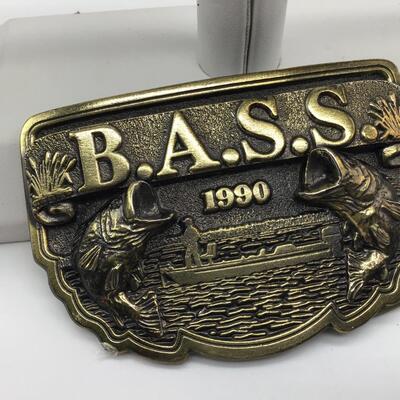 Vintage Bass Anglers Association Belt Buckle